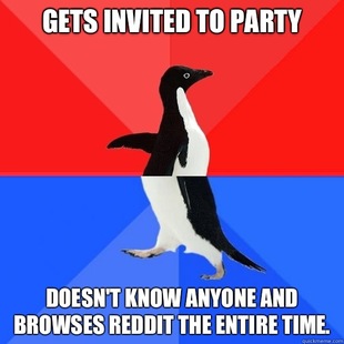 Socially Awksome Penguin