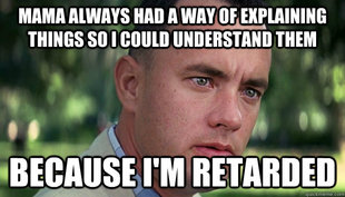 Offensive Forrest Gump