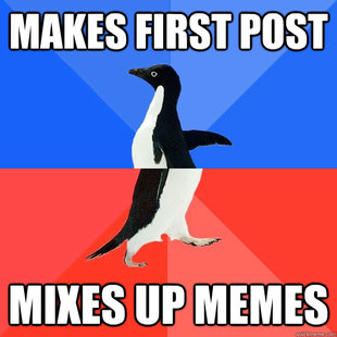 Socially Awkward Awesome Penguin