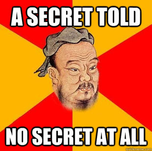 Confucius says