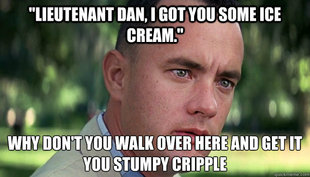 Offensive Forrest Gump
