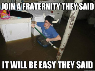 Do the laundry they said