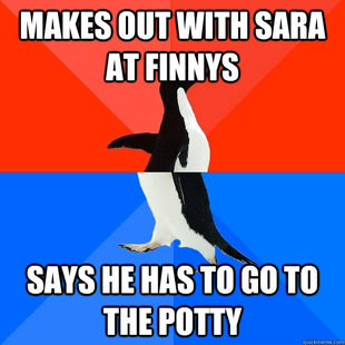 Socially Awesome Awkward Penguin