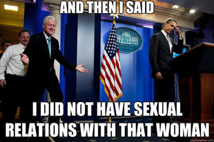 Inappropriate Timing Bill Clinton