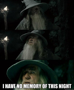 Confused Gandalf