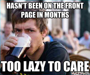 Lazy College Senior