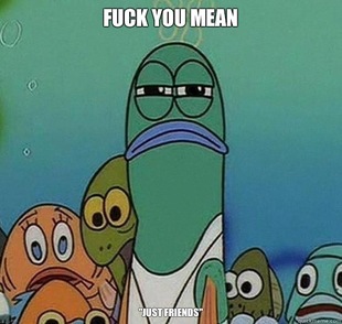 Serious fish SpongeBob