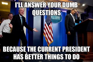 Inappropriate Timing Bill Clinton