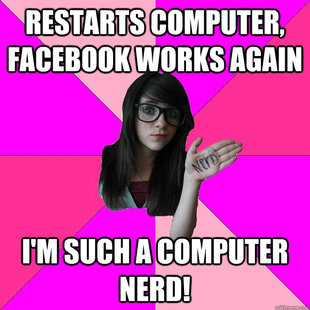 Idiot Nerd Girl