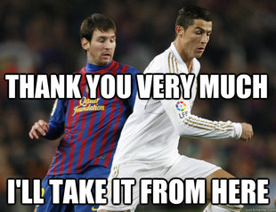 Ronaldo Memes on Ronaldo Is Better Than Messi Meme   Quickmeme