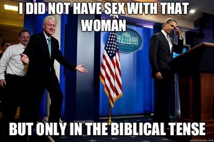 Inappropriate Timing Bill Clinton