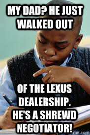 Successful Black Son