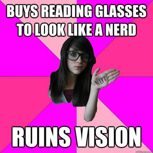 Idiot Nerd Girl