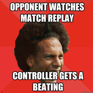 Frustrated FIFA Ferdinand
