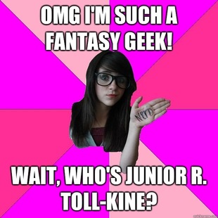 Idiot Nerd Girl