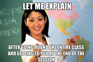 Unhelpful High School Teacher
