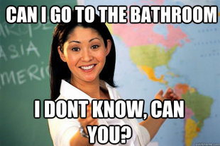 Unhelpful High School Teacher