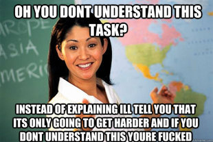 Unhelpful High School Teacher