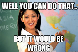 Unhelpful High School Teacher
