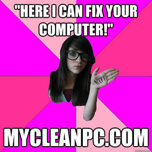 Idiot Nerd Girl