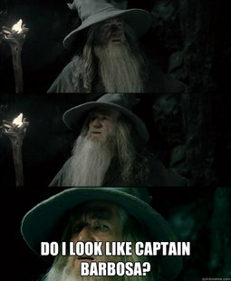 Confused Gandalf