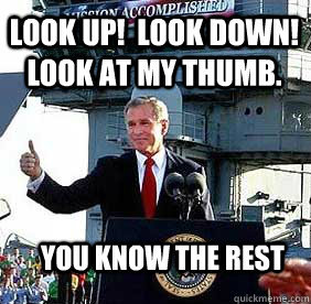 Bush MISSION ACCOMPLISHED