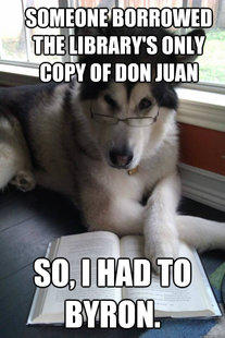 Condescending Literary Pun Dog
