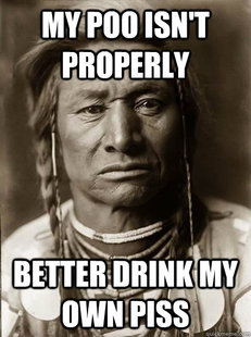 Unimpressed American Indian