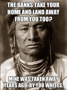 Unimpressed American Indian