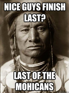 Unimpressed American Indian