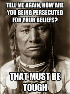 Unimpressed American Indian