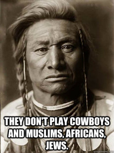 Unimpressed American Indian
