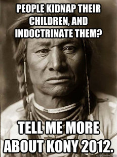 Unimpressed American Indian