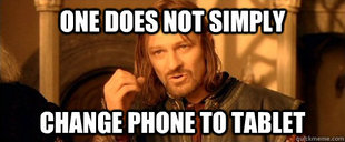 One Does Not Simply