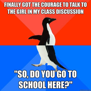 Socially Awesome Awkward Penguin