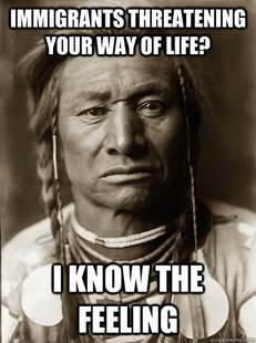 Unimpressed American Indian
