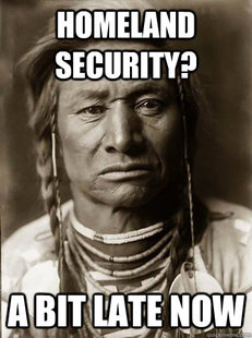 Unimpressed American Indian