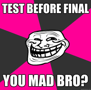Troll face pink
