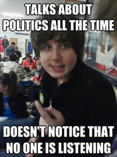 politically active teenager