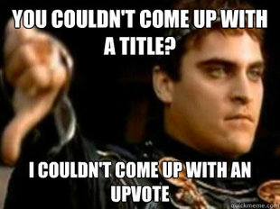 Downvoting Roman