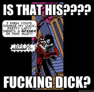 is that carnages fucking dick