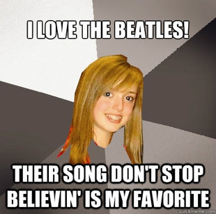 Musically Oblivious 8th Grader