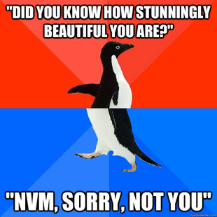 Socially Awesome Awkward Penguin