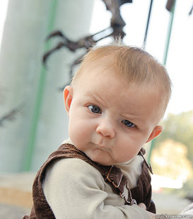 Skeptical Baby