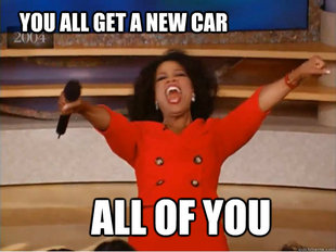 oprah you get a car