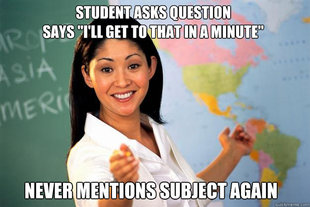Unhelpful High School Teacher