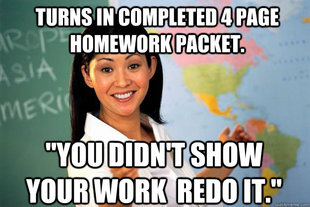 Unhelpful High School Teacher