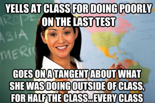 Unhelpful High School Teacher