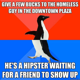 Socially Awesome Awkward Penguin