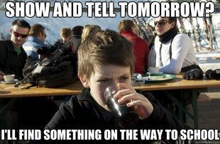 Lazy Primary School Student